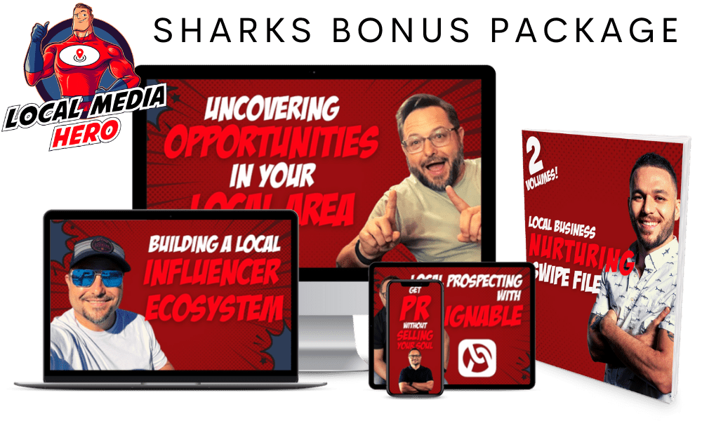 Local Media Hero: Sharks Exclusive Bonus - Offline Sharks
